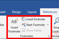 How to Insert Footnotes and Endnotes in Word