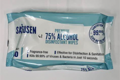 Can 75% alcohol wipes be brought on the plane?