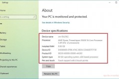 How to Check PC Specs Windows10
