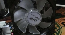 What's the matter with the loud computer exhaust fan?