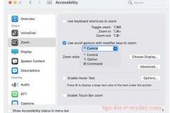 How to Zoom in/Out in Mac