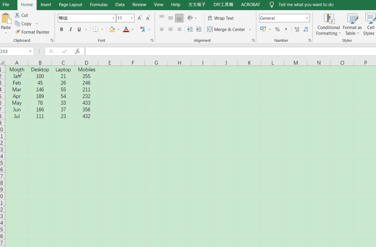 How to make a graph in excel6