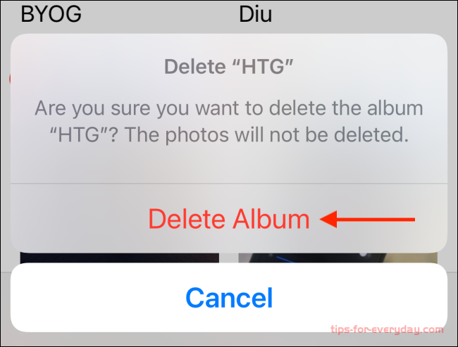 How to Delete Photo Albums on iPhone and iPad4