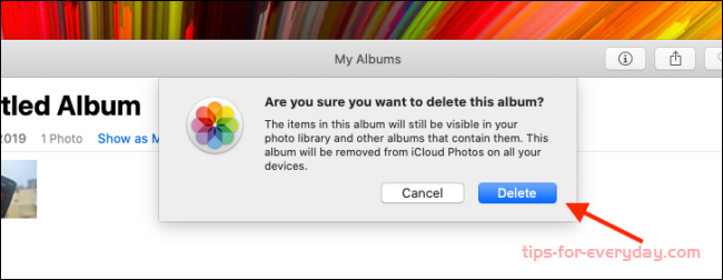 How to Delete Photo Albums on Mac3