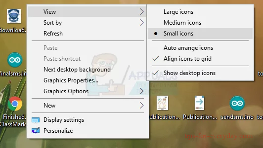 How to Fix Large Desktop Icons1
