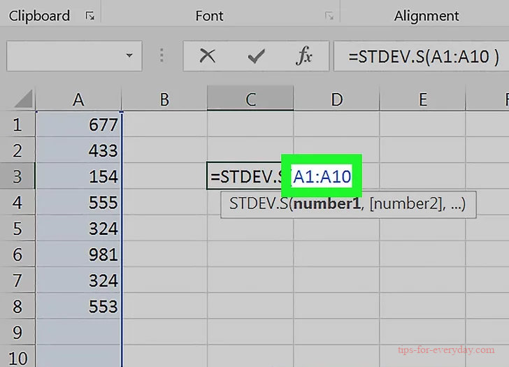 5 Steps to Find Standard Deviation in Excel 1