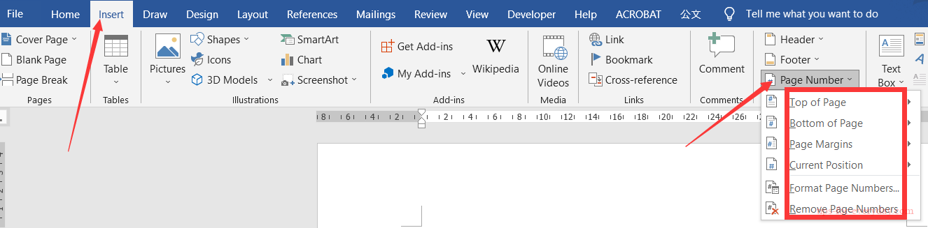 Easy Way  to Insert Page Numbers in Word1