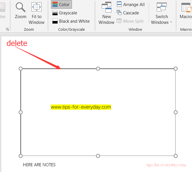 How to Only Print Notes in PowerPoint2