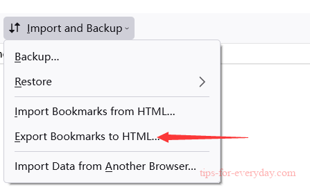 How to Save Your Bookmarks From Firefox1
