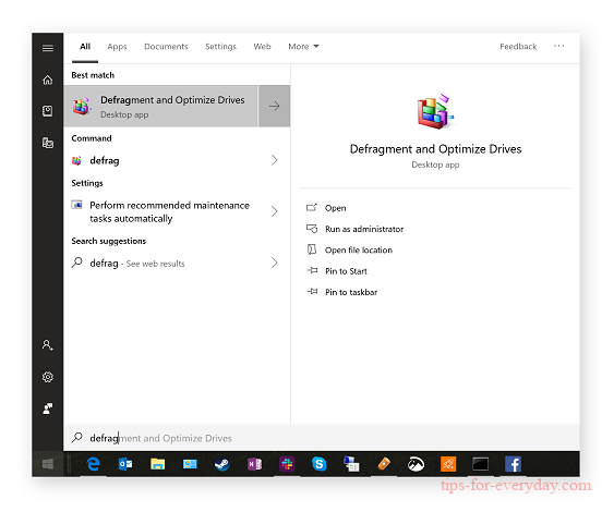 How to defrag Windows 10 or Windows 81